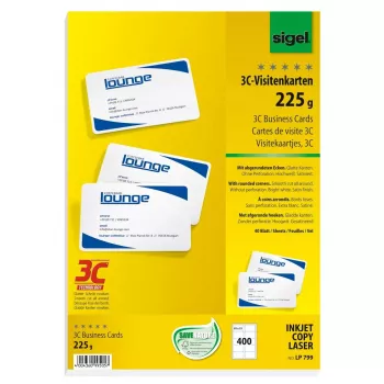 Cartões de visita Sigel LP799