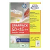 Etiqueta de impressora autoadesiva AVERY L4737REV-65 Branco 6,35 x 2,96 cm