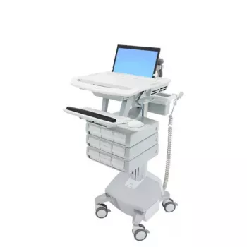 Carrinho multimédia Ergotron StyleView alumínio cinzento branco