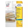Etiqueta autoadesiva Avery J4722-25 retângulo arredondado transparente