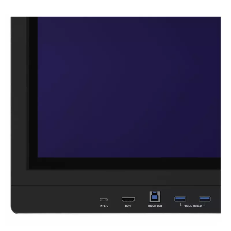Ecrã interativo plano Kindermann TD-1165² 65 polegadas touchscreen LED 4K Ultra HD
