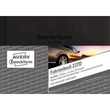 Formulário/livro de contabilidade AVERY 222D A6 48 páginas