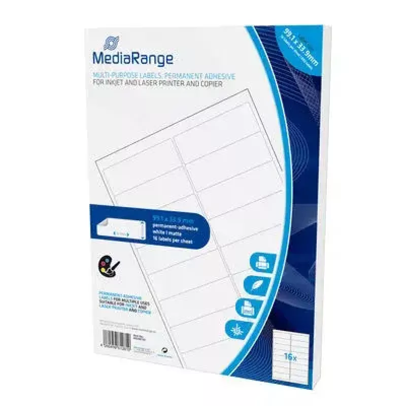 Etiqueta autoadesiva MediaRange MRINK147