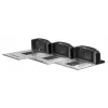 Leitor de códigos de barras integrado Zebra MP7000 1D/2D CMOS preto, aço inoxidável