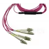 Cabo de fibra ótica InfiniBand BlueOptics EMC CBL-MPO12-4LC-OM4-7M 7,5 m
