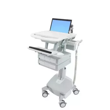 Carrinho multimédia Ergotron StyleView alumínio cinzento branco