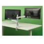 Braço de monitor R-Go Tools R-Go Zepher Dual, para dois monitores, totalmente ajustável, capacidade de 0-8 kg, 100% circular, preto