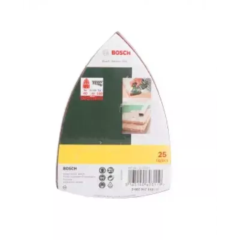 Bosch 2607017112 25 unid. folha de lixa