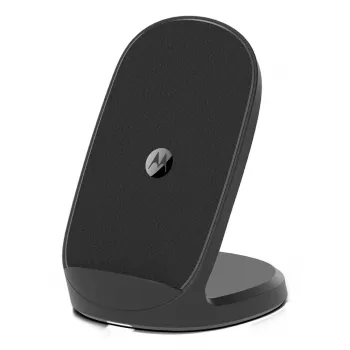 Carregador Motorola SJW202-EU para dispositivos móveis smartphone preto USB carregamento sem fios carregamento rápido interior