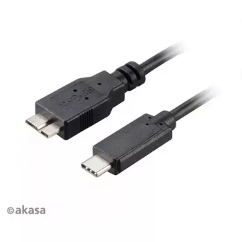 Cabo USB Akasa C/Micro-B 1m preto