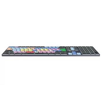 Teclado Logickeyboard LKB-MCOM4-TM-UK escritório Bluetooth QWERTY inglês cinzento titânio