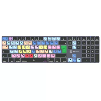 Teclado Logickeyboard LKB-MCOM4-TM-UK escritório Bluetooth QWERTY inglês cinzento titânio