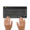 Teclado ergonómico R-Go Tools R-Go Compact Break, teclado compacto com software de pausas, QWERTY (IT), Bluetooth, preto