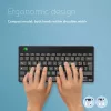 Teclado ergonómico R-Go Tools R-Go Compact Break, teclado compacto com software de pausas, QWERTY (IT), Bluetooth, preto