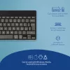 Teclado ergonómico R-Go Tools R-Go Compact Break, teclado compacto com software de pausas, QWERTY (IT), Bluetooth, preto