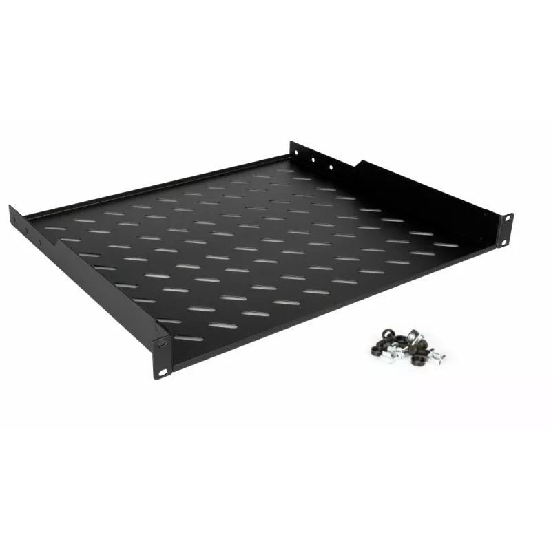 Equip EZFS-19-1-60-B Prateleira fixa 19 polegadas 1U 60 cm, preto