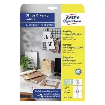 Etiqueta autocolante retangular AVERY LR3424-10