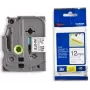 Fita de etiquetagem Brother TZ-231 preto 8 m 1,2 cm