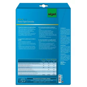 Papel de impressora A4 Sigel IP713 brilhante 20 folhas branco