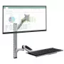 Suporte de monitor / base Techly ICA-PLW 02 68,6 cm (27 polegadas) parede prateado