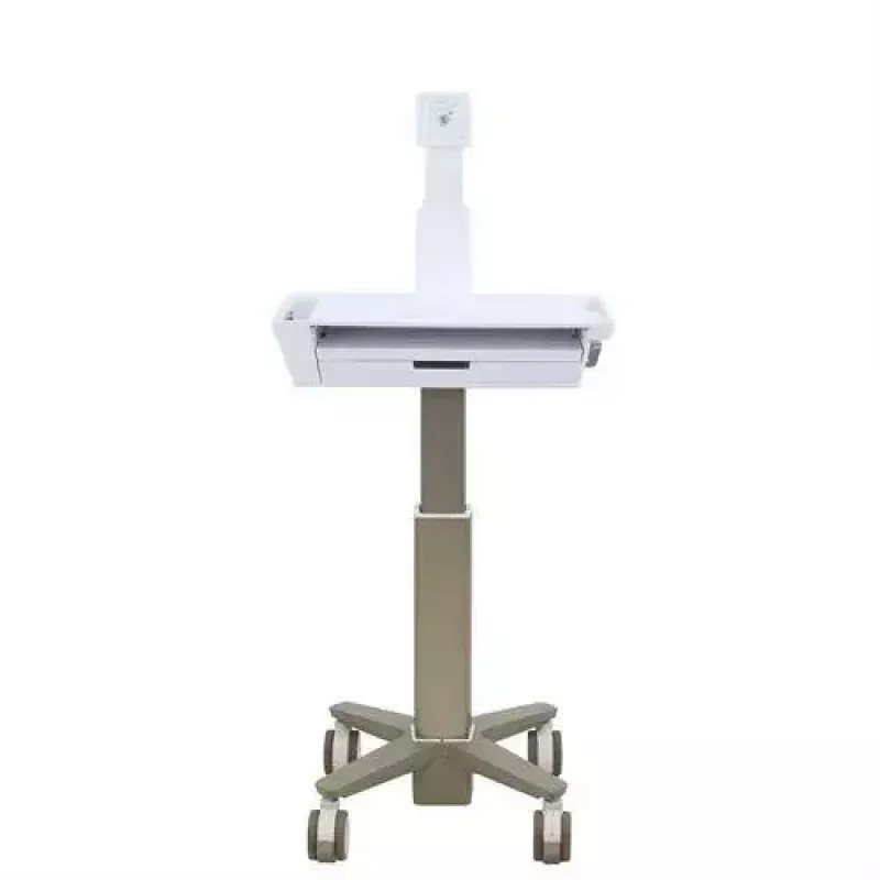 Carrinho multimédia Ergotron CareFit slim 2.0 dourado branco alumínio plástico aço