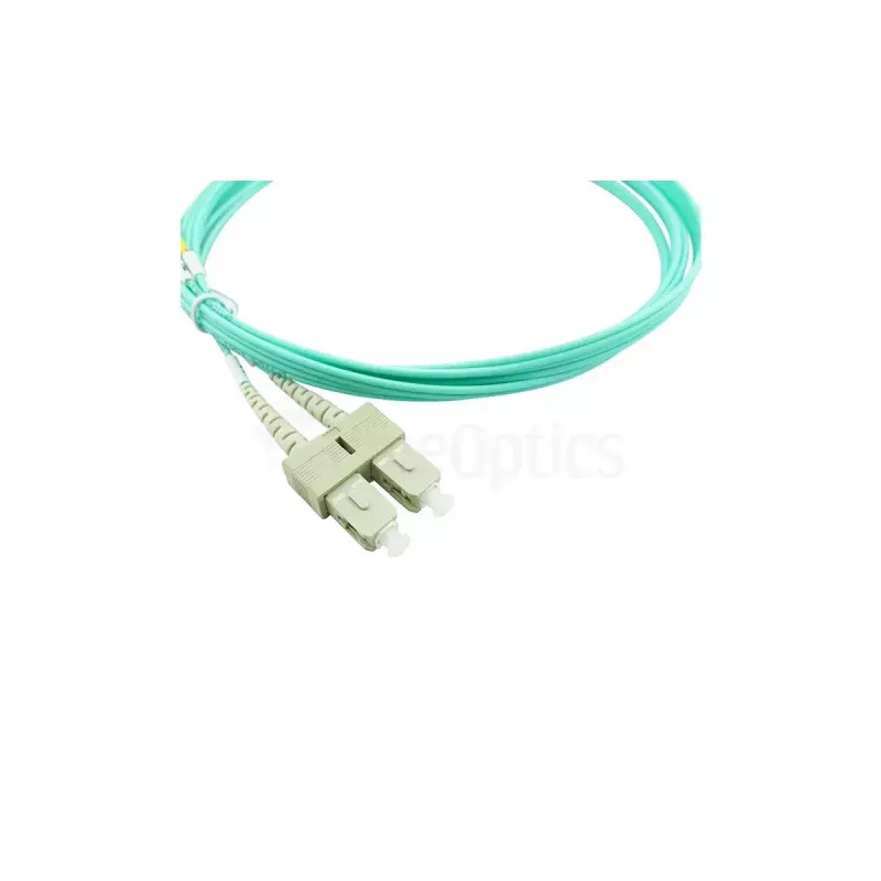 BlueOptics 575702K512000005M-BO Cabo de patch de fibra ótica duplex (compatível com Corning), SC-UPC/SC-UPC, multimodo OM3 50/125 µm, 5 m