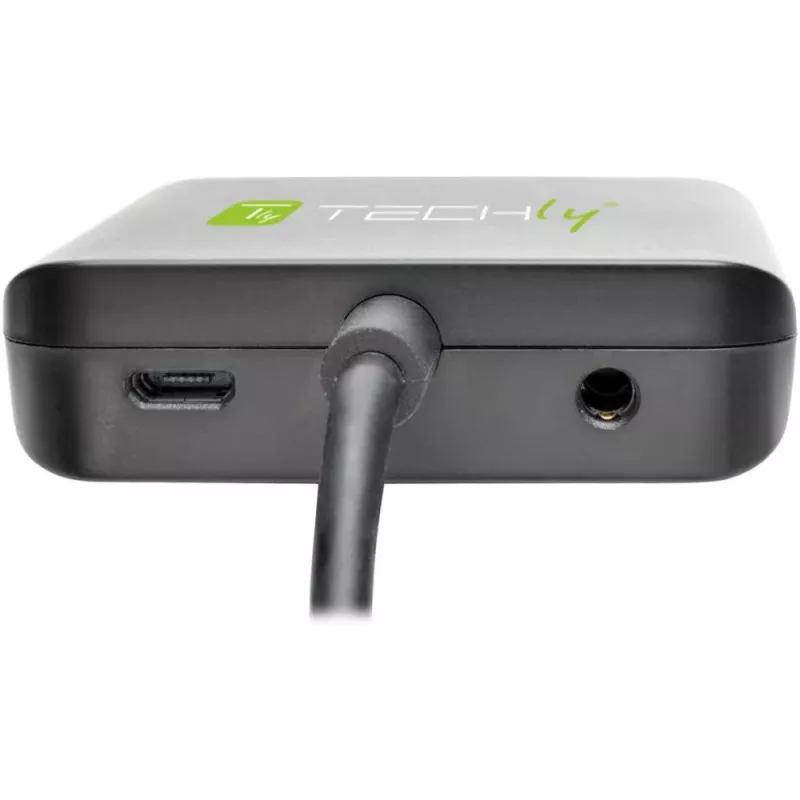 Techly Extrator de áudio HDMI estéreo/áudio 5.1 canais 4K 3D IDATA HDMI-VGA8