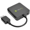 Techly Extrator de áudio HDMI estéreo/áudio 5.1 canais 4K 3D IDATA HDMI-VGA8