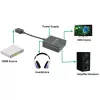Techly Extrator de áudio HDMI estéreo/áudio 5.1 canais 4K 3D IDATA HDMI-VGA8
