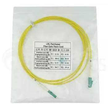 BlueOptics SFP2121BU7.5MM Cabo de fibra ótica InfiniBand 7,5 m LC amarelo
