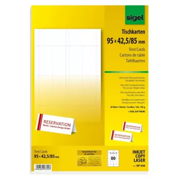 Etiquetas de impressora branco Sigel DP046
