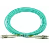 BlueOptics 050502K512000002M-BO Cabo de patch de fibra ótica duplex (compatível com Corning), LC-UPC/LC-UPC, multimodo OM3 50/125 µm, 2 m