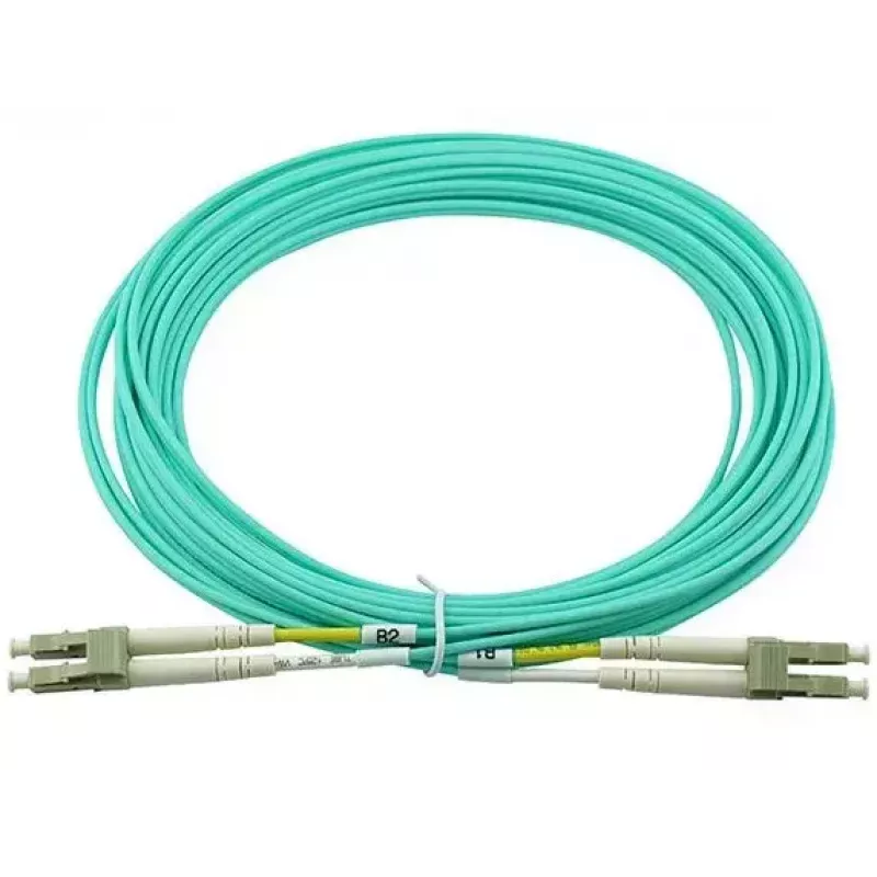 BlueOptics 050502K512000002M-BO Cabo de patch de fibra ótica duplex (compatível com Corning), LC-UPC/LC-UPC, multimodo OM3 50/125 µm, 2 m