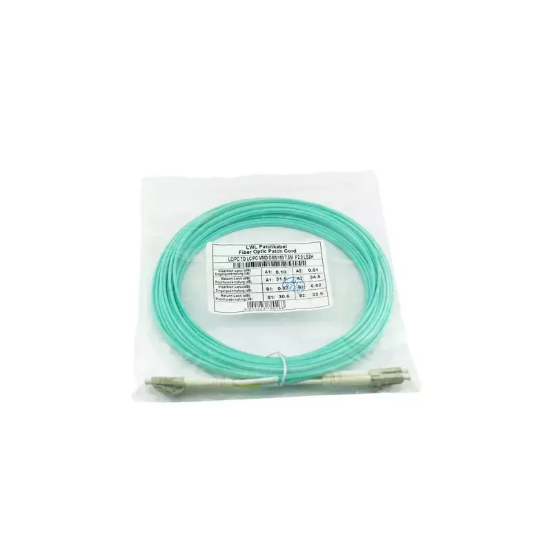 BlueOptics 10G-SR-2M-BO Cabo de patch de fibra ótica duplex (compatível com Myricom), LC-UPC/LC-UPC, multimodo OM3 50/125 µm, 2 m