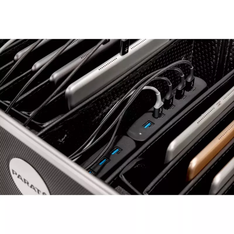 Capa de carregamento Parat PARAPROJECT Case TC20 tablet preto
