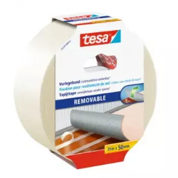 Fita adesiva Tesa 55735-00014-11, polipropileno (PP) branco, 25 m × 50 mm, para marcação interior