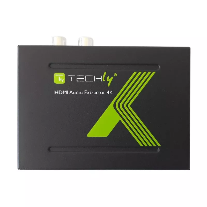 Extrator de áudio Techly HDMI SPDIF + RCA R/L IDATA HDMI-EA, 5 V, 77 mm, 64 mm, 23 mm, 351 g