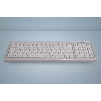 Teclado Active Key AK-7000 industrial PS/2 US inglês branco com fios interruptores de tesoura