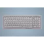 Teclado Active Key AK-7000 industrial PS/2 US inglês branco com fios interruptores de tesoura