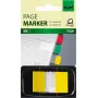 Marcador de livro Sigel HN490 flexível amarelo 50 unid.