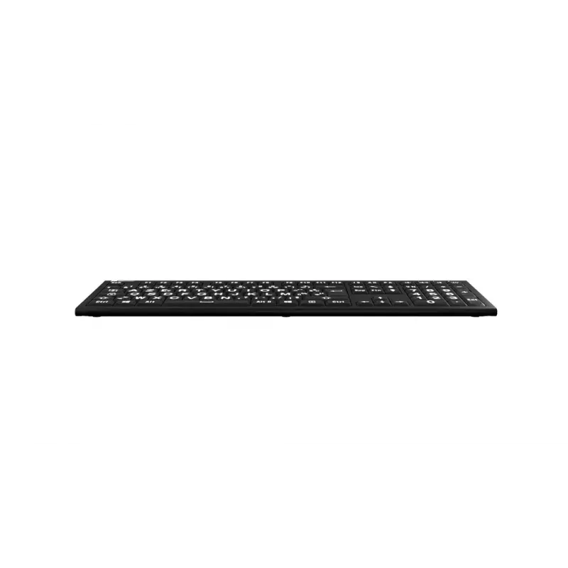 Teclado Logickeyboard LKB-LPWB-A2PC-FR Universal USB AZERTY francês preto