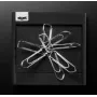 Dispensador de clipes Sigel Cintano S Preto Pele sintética