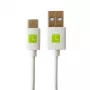 Techly ICOC MUSB20-CMAM20TW Cabo USB USB 2.0 2 m USB A USB C branco