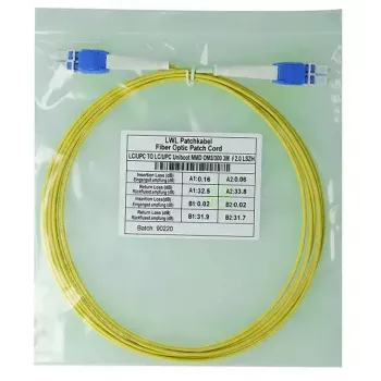 BlueOptics SFP8181BU5MK Cabo de fibra ótica InfiniBand 5m LC amarelo
