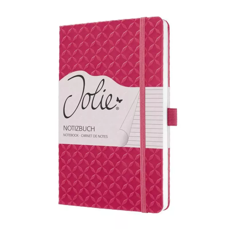 Caderno Sigel JN105 A5 174 folhas rosa pautado encadernado
