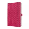 Caderno Sigel JN105 A5 174 folhas rosa pautado encadernado
