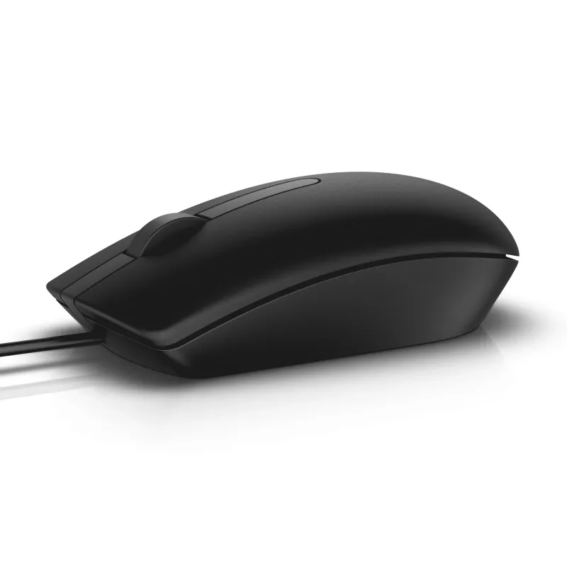 Rato DELL MS116 escritório ambidestro USB Type-A ótico 1000 DPI