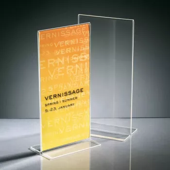 Suporte para placas em acrílico transparente Sigel TA224