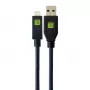 Cabo USB Techly ICOC MUSB312-CMAM05T USB 3.2 Gen 1 (3.1 Gen 1) 0,5 m USB A USB C preto
