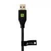 Cabo USB Techly ICOC MUSB312-CMAM05T USB 3.2 Gen 1 (3.1 Gen 1) 0,5 m USB A USB C preto